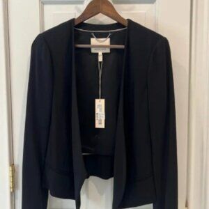 Rebecca Taylor Women's Cropped Black Devon Jacket Blazer Size 6 NWT